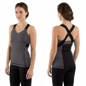 lululemon push your limits tank size 6